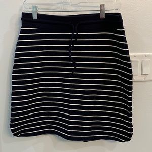 Talbots Sp navy blue and white stripes. Worn once. Dry cleaned.